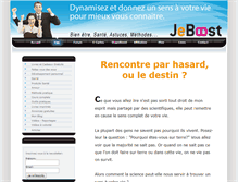 Tablet Screenshot of le-hasard.jeboost.com